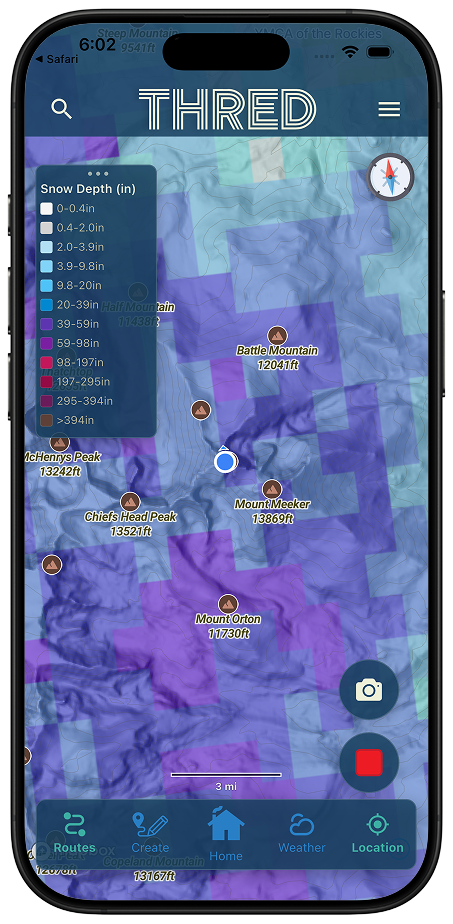 Live radar overlay