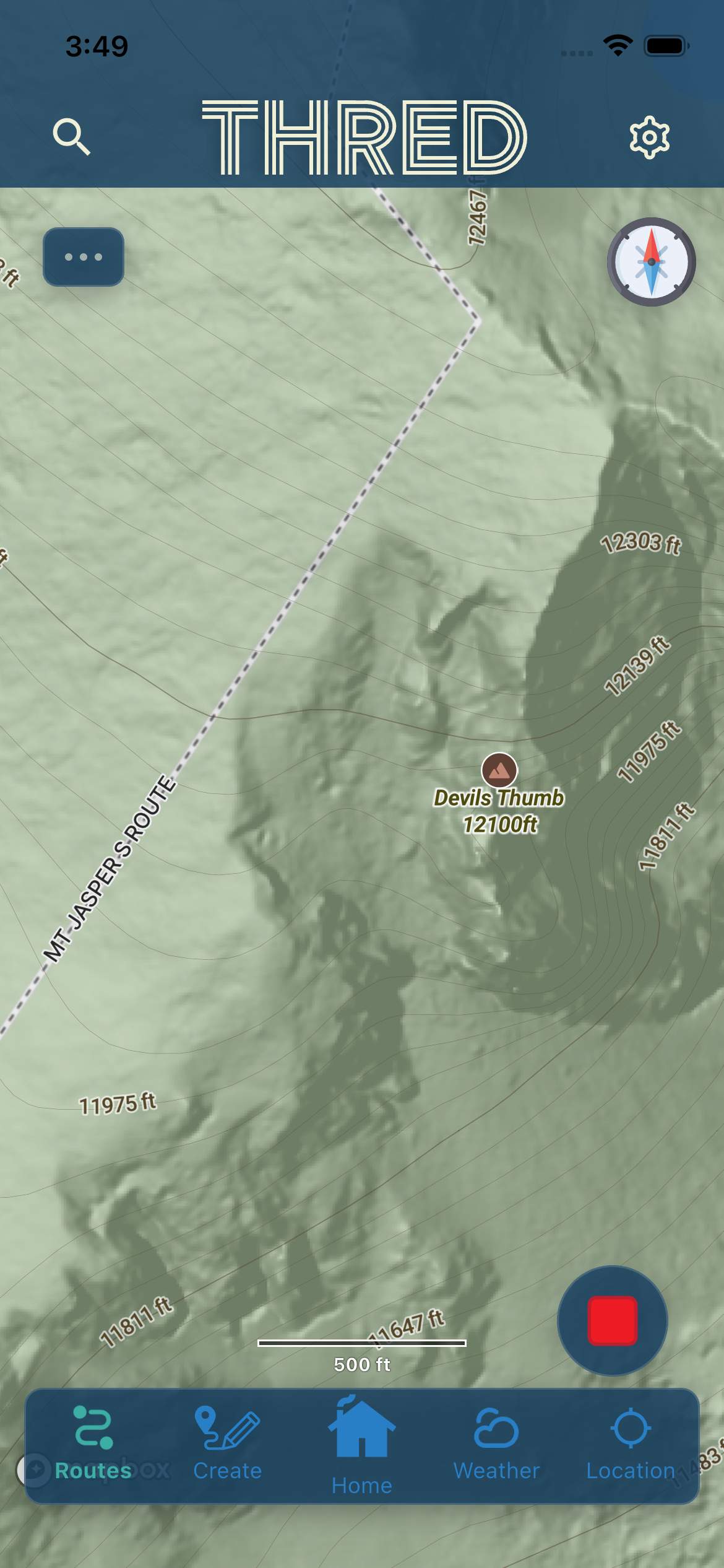 Thred SupaRes enhanced terrain imagery across basemaps